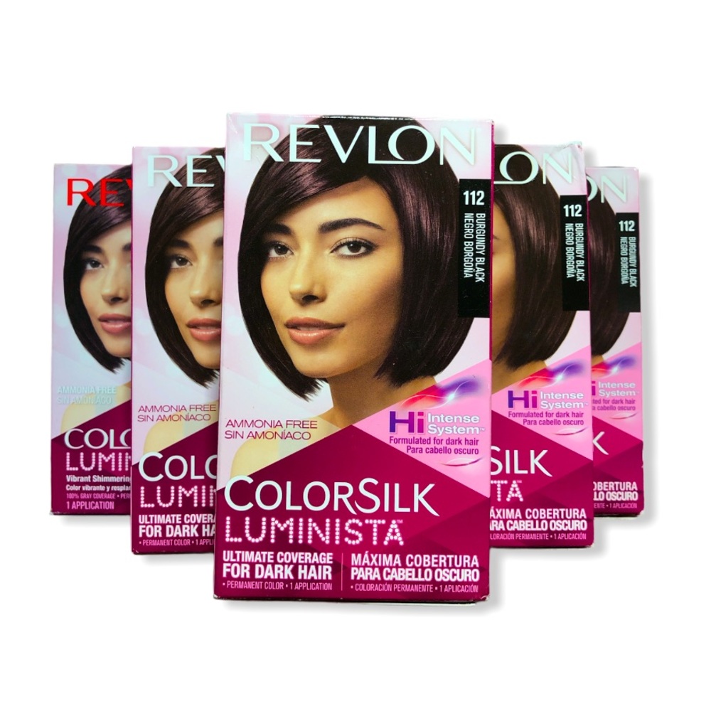 SALE! (6) Revlon Burgundy Black Colorsilk Hair Color